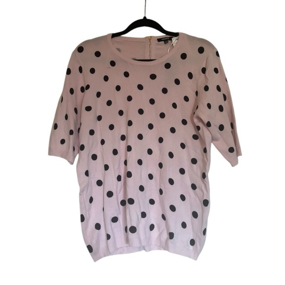 NWT Premise Pink Polka Dot Top Size Large (L) - Picture 1 of 8
